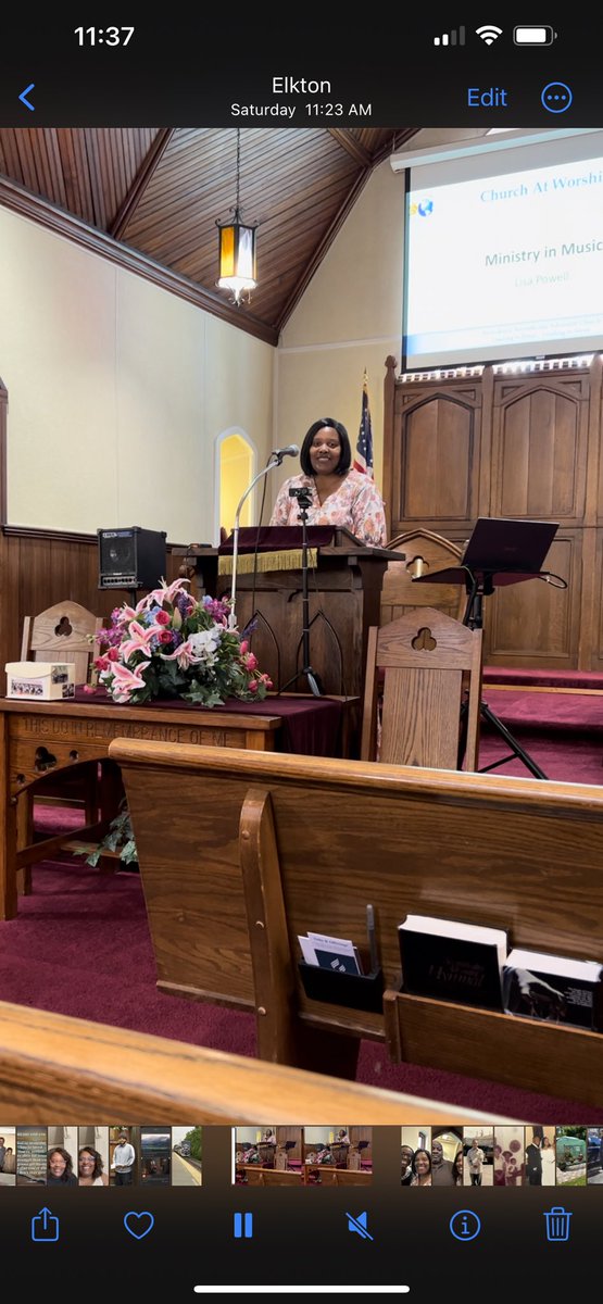 Performing at Providence SDA church in Maryland.