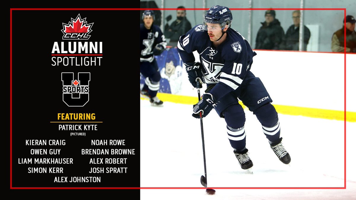 The CCHL (@thecchl) on Twitter photo CCHL Alumni Spotlight | <a href="/USPORTSca/">U SPORTS</a>
▫️Patty Kyte
▫️Kieran Craig
▫️Owen Guy
▫️Simon Kerr
▫️Liam Markhauser
▫️Noah Rowe
▫️Alex Johnston
▫️Brendan Browne
▫️Alex Robert
▫️Josh Spratt
đź“· Mona Ghiz
Graphic | Mark Kelly
🗞️ | thecchl.ca/alumni-spotlig… CCHL Alumni Spotlight | <a href="/USPORTSca/">U SPORTS</a>
▫️Patty Kyte
▫️Kieran Craig
▫️Owen Guy
▫️Simon Kerr
▫️Liam Markhauser
▫️Noah Rowe
▫️Alex Johnston
▫️Brendan Browne
▫️Alex Robert
▫️Josh Spratt
đź“· Mona Ghiz
Graphic | Mark Kelly
🗞️ | thecchl.ca/alumni-spotlig…