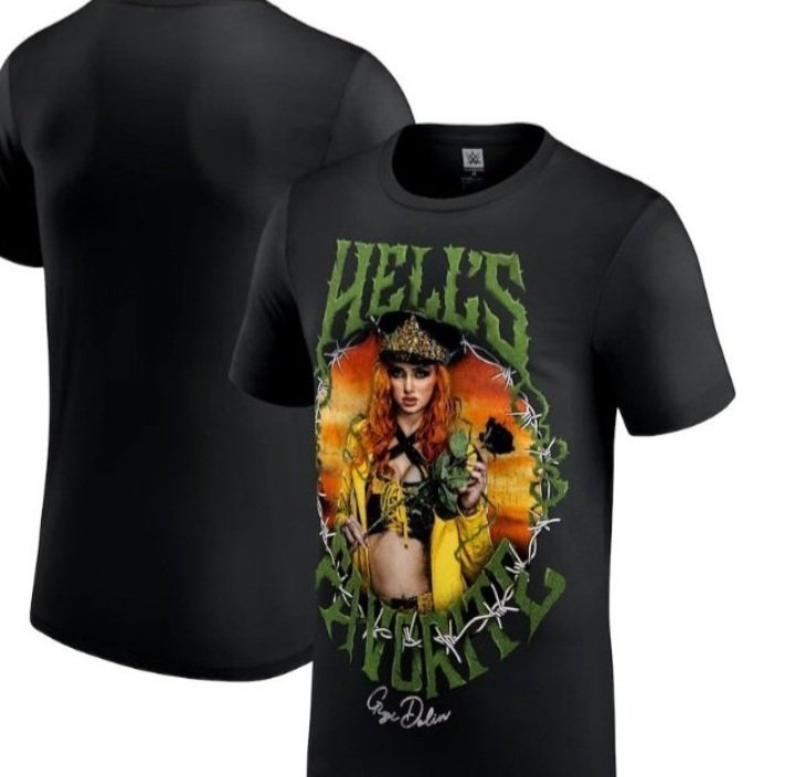 NVhowlingWolves's tweet photo. ๐ค๐๐ค @gigidolin_wwe ๐ค๐๐ค
Has a New Shirt!!! #HellsFavorite ๐ฅ
Totally the ring gear & ๐ฅ on the merch!!
๐ธ @richschellhase ๐ธ@wweshop https://t.co/nNdwz0RkRB