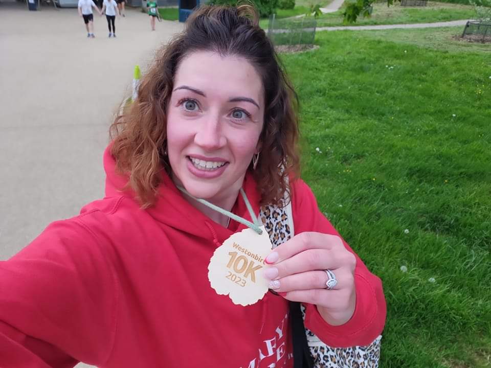 lidia_turner's tweet photo. What else  to do on a Thursday but a lush 10k in the tree @WestonbirtArb #10krunning https://t.co/Y7Lx9nelTv