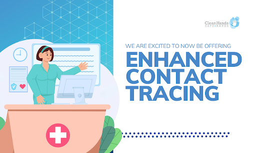 CHSHSystem's tweet photo. New platform = new features! As part of SwipeSense, we’re excited to offer enhanced Contact Tracing for our hospital partners to stop outbreaks at the source. https://t.co/SKUog3Oor1