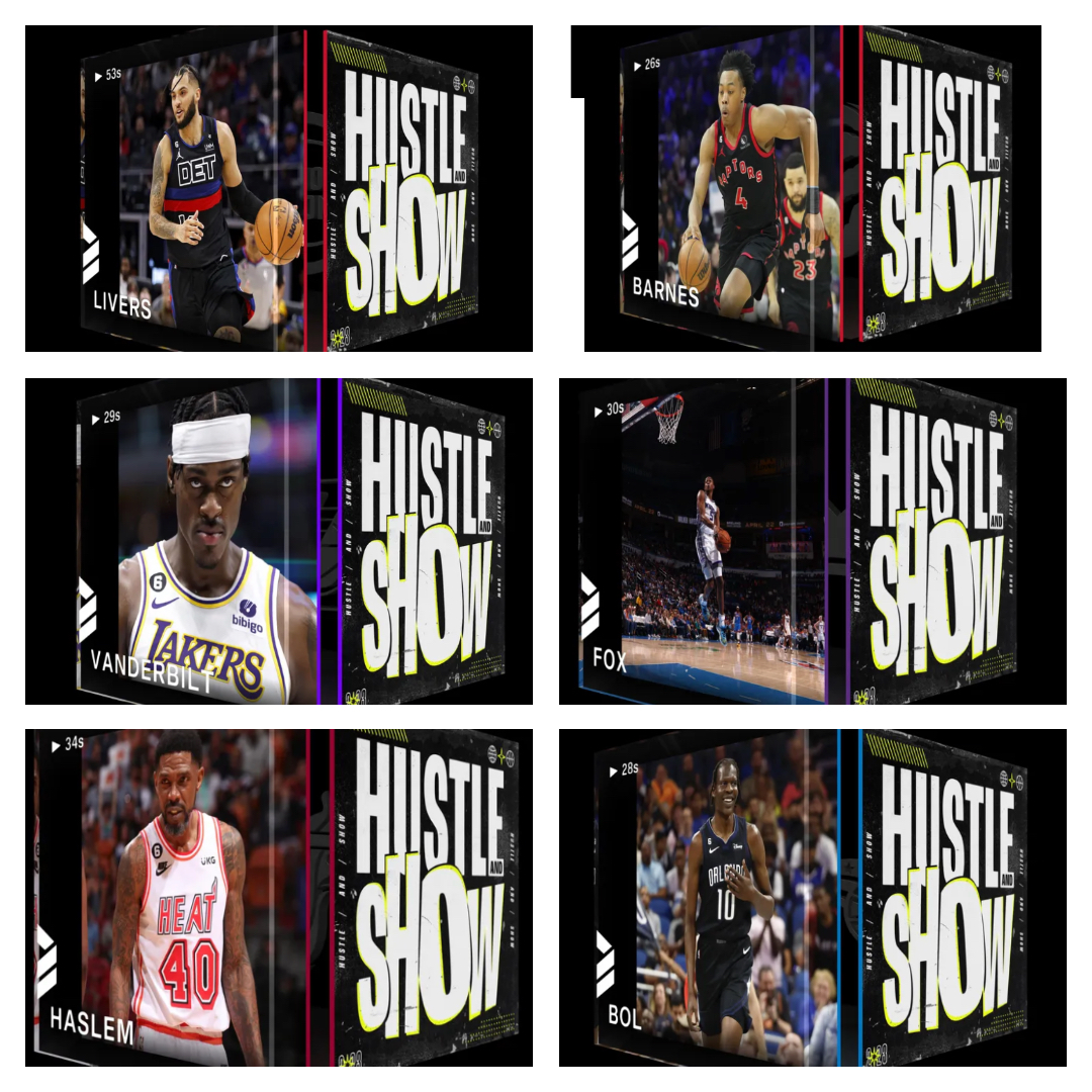 🚀🏀 Get ready to soar through the skies and win big with our mind-blowing dunk giveaway! 🎉🔥

🏆 We're giving away 6 exclusive Hustle and Show #NBATopShot moments to one lucky winner! Check out these jaw-dropping moments:

1️⃣ DE'AARON FOX Dunk Hustle and Show S4 #1210/2500
2️⃣…