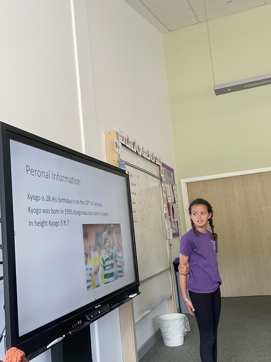 missmcdade_'s tweet photo. Excellent talking and listening skills displayed this week through presenting our PowerPoints on our favourite athletes! We have worked so hard on these for the past number of weeks ⭐️ https://t.co/QEiwfwuW7J