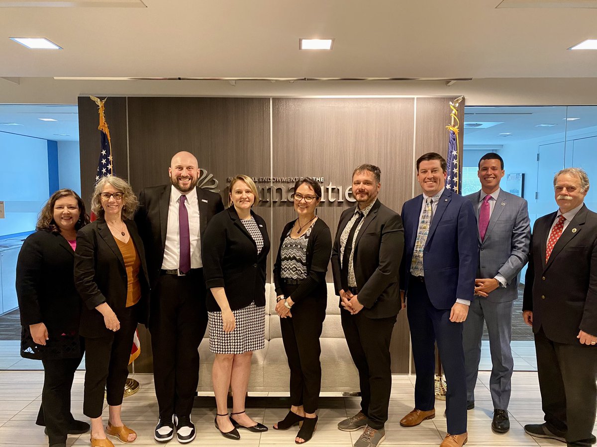 DPEaflcio's tweet image. DPE &amp;amp; affiliates in the arts, entertainment, &amp;amp; media industries appreciated the opportunity to meet w/@NEHgov Chair Shelly Lowe. The meeting provided an opportunity to discuss priorities related to the NEH &amp;amp; its funding of programs &amp;amp; productions that employ union professionals.
