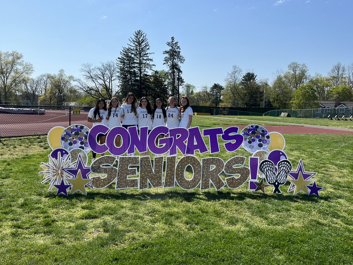 Congratulations to our Clarkstown North Senior Girls 🥍 players on their graduation 👩‍🎓 tonight! You may be trading in your purple and gold for a variety of other colors, but remember Once A Ram, Always A Ram! @CHSNAthletics