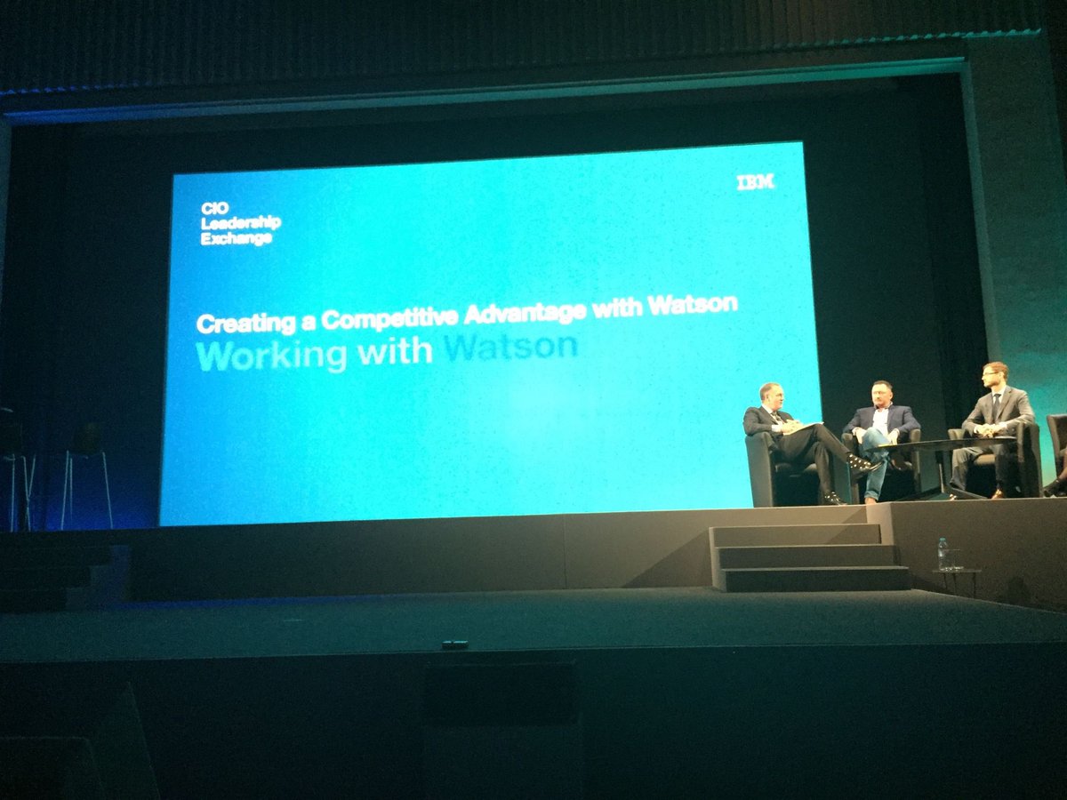 Well, I can't quite believe it's been almost 8 years since I sat on stage in Paris at the IBM CIO Leadership Exchange & spoke about how we were planning to use AI platforms such as IBM Watson. I can remember the quizzical faces & scepticism in a room full of #cio's. & today? #ai