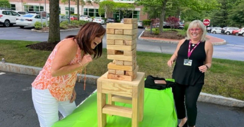 Parexel's tweet photo. Last week Parexel colleagues gathered to enjoy food and games while raising funds for @LLSusa. Parexel is proud to be a corporate sponsor for the Boston #LighttheNight walk in October and we're challenging ourselves to exceed our fundraising goals in the lead-up to the big night!