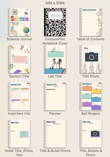 degroote44's tweet photo. Ss digital #InteractiveNotebook #Keynote template including organizers, notes, reflection, labs, etc. Made for #Science but can be used in any content area! Grab the resource in the @AppleEDU Forum. #scichat #scienceed #edtech #everyonecancreate
https://t.co/ZtiKpQSlC3 https://t.co/IkfoVfRRSk