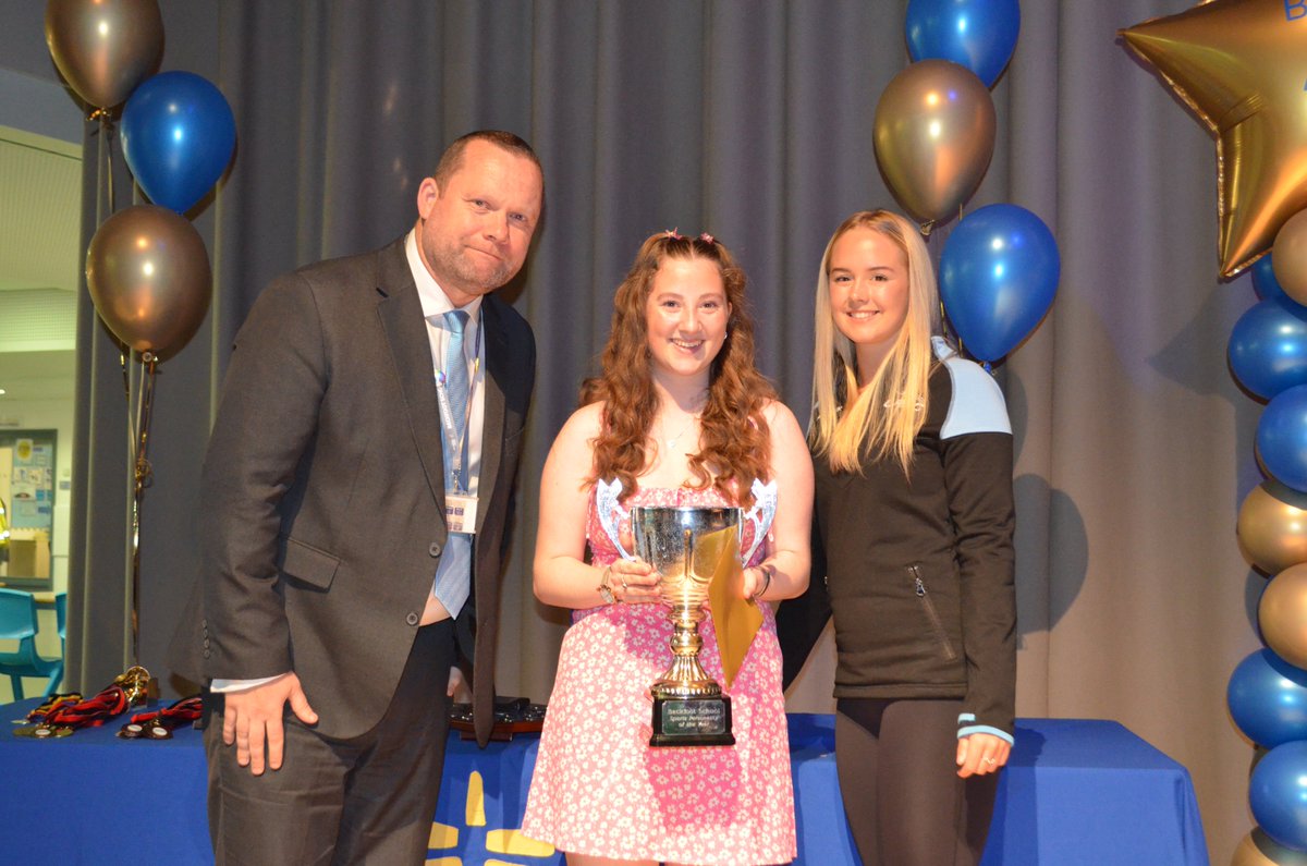 BeckfootSchool's tweet photo. The Beckfoot Sports Personality of the Year 2023 is 🥁🥁... the exceptional Sian P!! 🏸⭐️🏆@BeckfootPE https://t.co/0CI1e5llM9