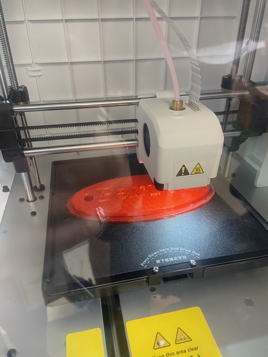 MsLittle_65's tweet photo. Thank you Brilliant Labs for the 3-D printer! My students are busy creating and watching their ideas come to life. https://t.co/Sgz8H9nyWQ