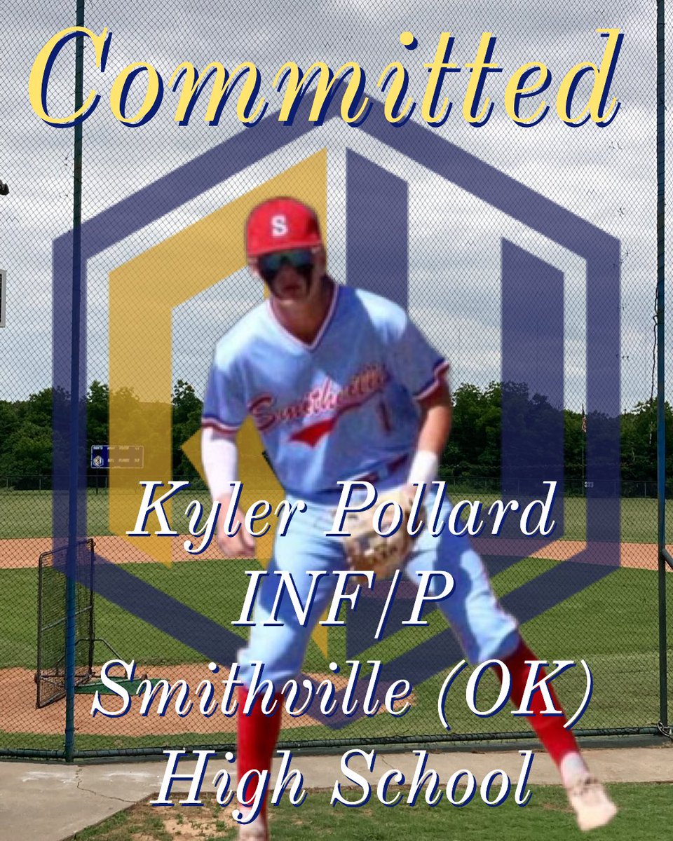 💥 Kyler Pollard, SMITHVILLE Oklahoma, has #committed to continue his baseball ⚾️ and education 📚 with #randallboys Welsome to the family! #SaintsNation #itsreal