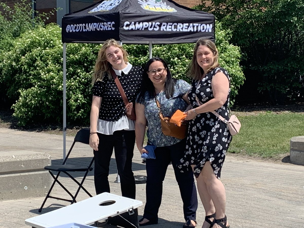 Fun afternoon connecting with colleagues @durhamcollege #employeeappreciation BBQ at the Oshawa campus!