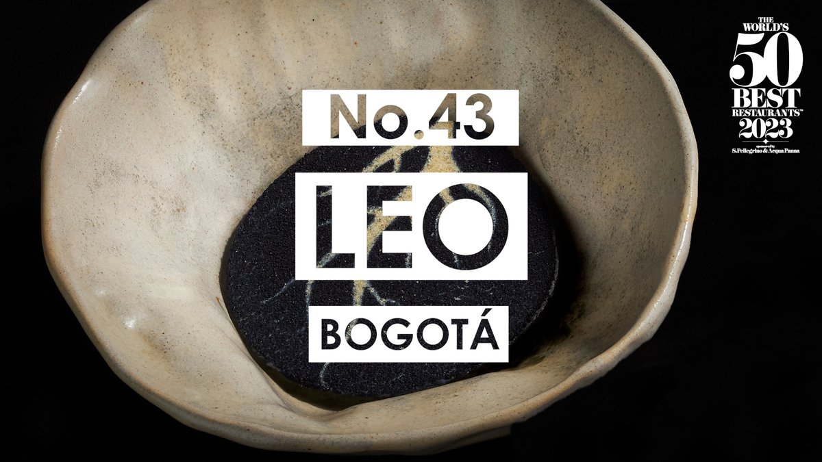 From #Bogotá, No.43 is Leo! Led by chef Leonor Espinosa and sommelier Laura Hernandez Espinosa, this one-of-a-kind restaurant takes Colombian biodiversity and finds myriad ways to make it delicious. #Worlds50Best #LeoEspinosa <a href="/Leoescocina/">Leonor Espinosa</a>