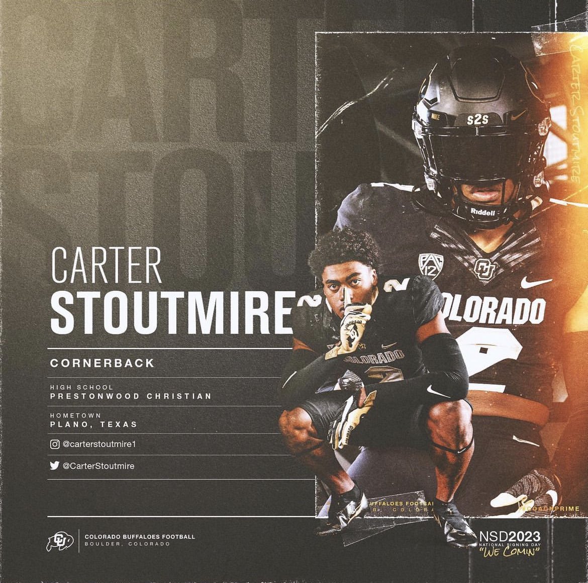 Life and Football (@lifeandball) on Twitter photo Tune in at 9pm EST to hear an Amazing Interview with Carter Stoutmire <a href="/CarterStoutmire/">Carter Stoutmire</a> a DB for <a href="/CUBuffsFootball/">Colorado Buffaloes Football</a>
You definitely want to hear his story/journey.
Watch/Listen youtube.com/live/HPuhoxD-Q… Tune in at 9pm EST to hear an Amazing Interview with Carter Stoutmire <a href="/CarterStoutmire/">Carter Stoutmire</a> a DB for <a href="/CUBuffsFootball/">Colorado Buffaloes Football</a>
You definitely want to hear his story/journey.
Watch/Listen youtube.com/live/HPuhoxD-Q…