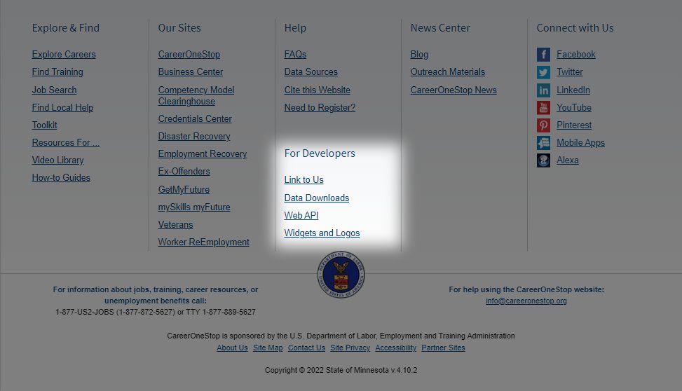 Career1Stop's tweet image. Did you know we CareerOneStop resources are available for developers? Visit: bit.ly/2GdOdru and scroll down to the footer for developer resources. #ForDevelopers #LinkToUs #COSResources #CareerOneStop