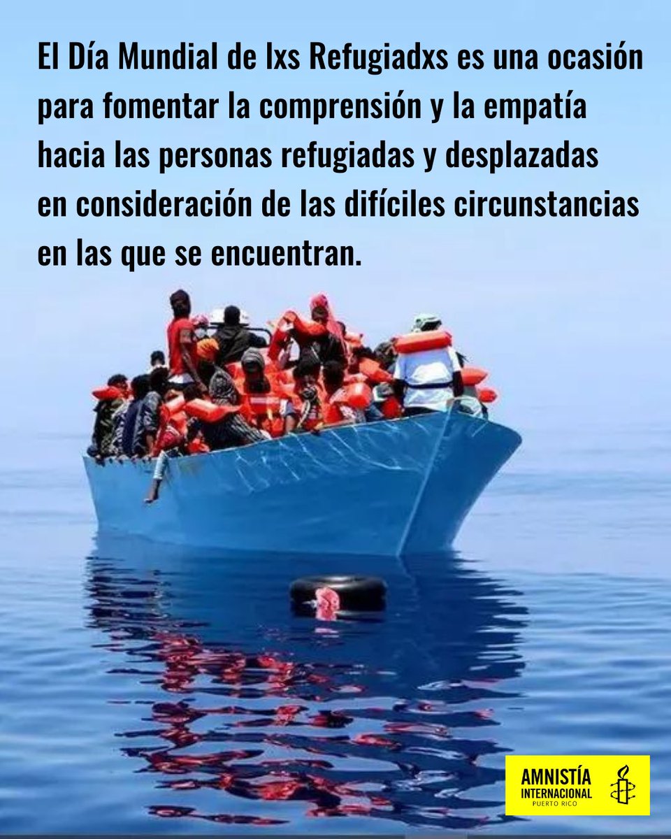 AIPuertoRico's tweet image. Un inmigrante y un refugiado no son lo mismo. Cuando nos referimos a “refugiadxs”, hablamos de personas que tienen que salir de su país de forma forzosa —y no voluntaria- debido a una situación de gran violencia.

#AmnistiaInternacional #aipr #ddhh