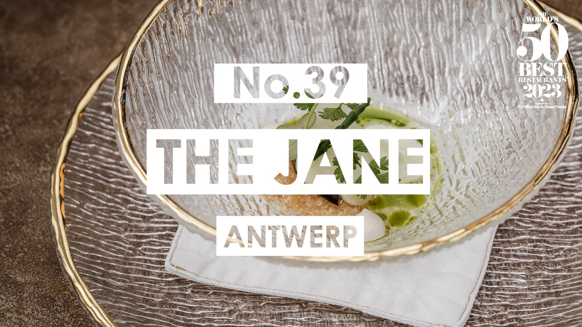 #Antwerp is home to No.39, The Jane! Nick Bril’s restaurant is a true temple to gastronomy combining Belgian ingredients, wide-ranging inspiration and one of the best playlists you might ever hear. #Worlds50Best #thejaneantwerp