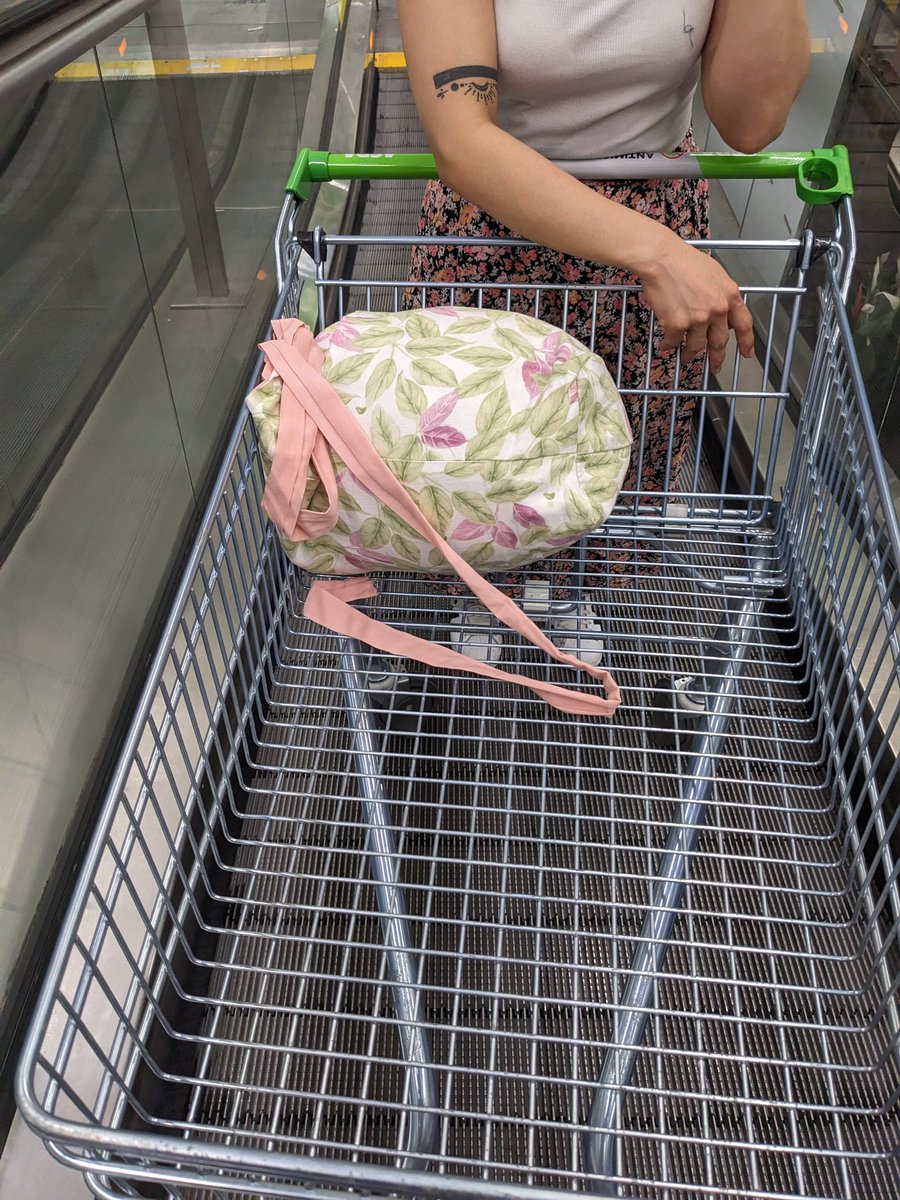 We bought a 13kg watermelon and it broke the strap of my bag so now me and my roommate are pushing it around Asda in a trolley