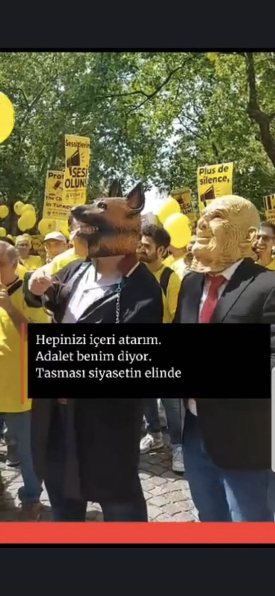 Türkiyede hukuk malesef siyasetin köpeği haline getirildi...