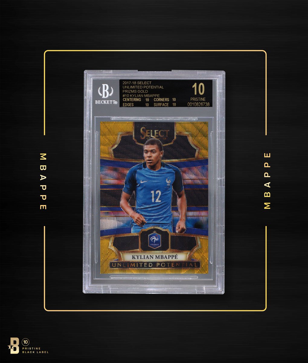 🚨 Record Breaker 🚨

Kylian Mbappe has broken the all-time French record for most goals scored in a single season for a club and country 🇫🇷🥇

The featured slab recently sold for a record breaking price of $21,000.