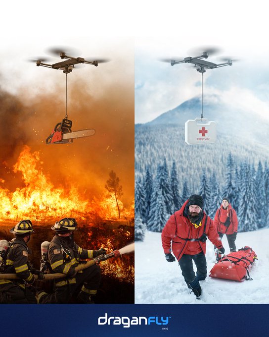 Concerns rise as #Canadian wildfires affect air quality, prompting authorities to issue stay-inside warnings. It's time to explore innovative solutions like #Draganfly #drones to address and prevent such incidents in the future. #WesleySnipes $DPRO