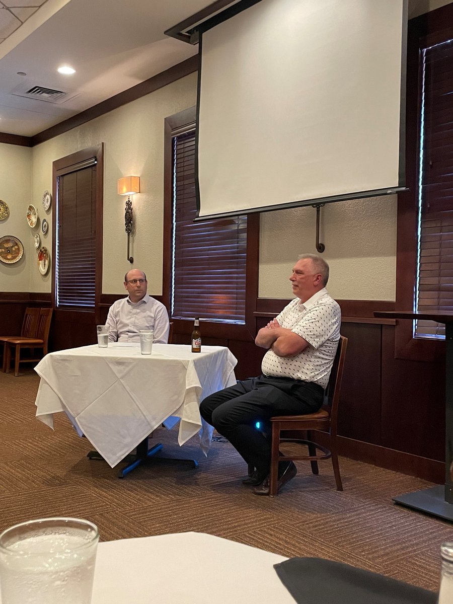 hancockdana's tweet photo. Last Thursday our staff gathered at Biaggi's for our fourth Master Class. This time we learned more about Rick Homan. He shared stories and advice with everyone. It was both educational and fun! We thank Rick for sharing with us all.
#AdviceThatCounts https://t.co/mTqdXd9dL1