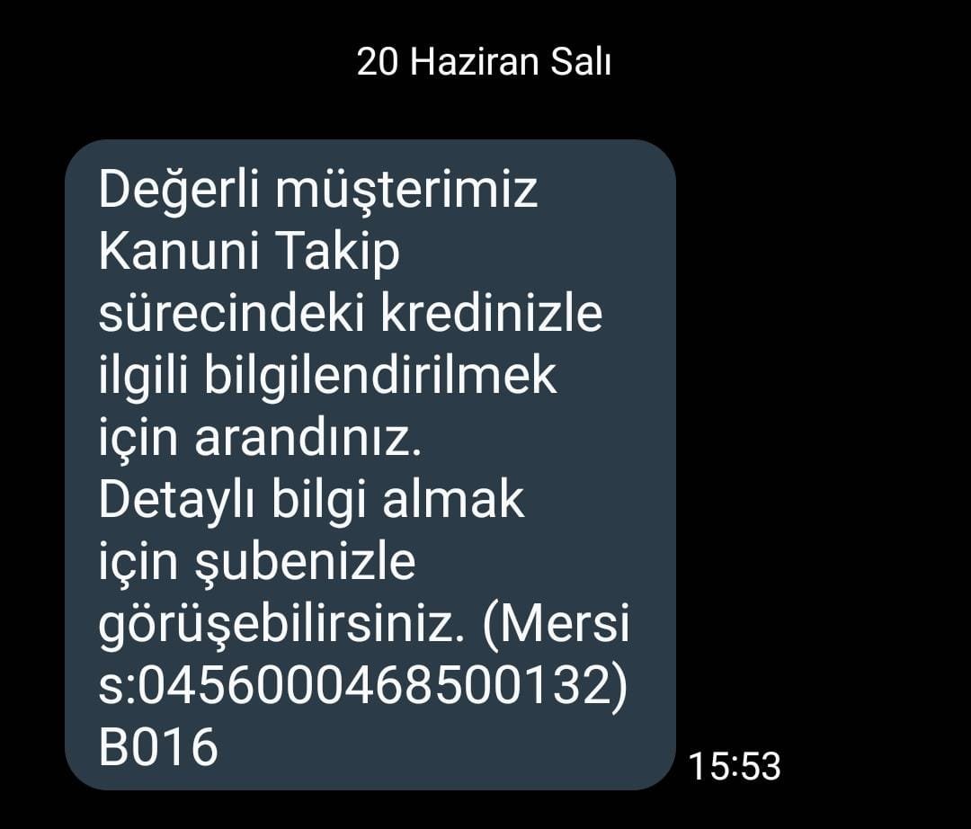 borcum varmış bütün hesaplarım kapanmış, kartım kapanmış. yasal takip başlamış ama  Bir kere bile haber verilmedi. Bugün gelen sms ile öğrendim. çağrı merkezi biz bile bilgilerinizi göremiyoruz diyor. gecikmede olan borcum vardı bunca zamandır neden uyarmadınız? <a href="/halkbanksizinle/">halkbanksizinle</a>