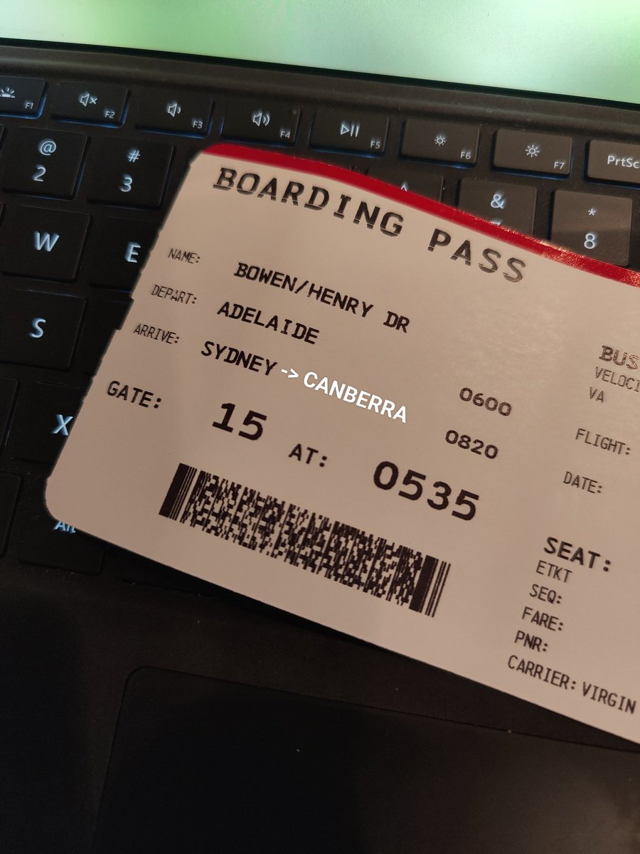 Dr. Henry Bowen (@hbsalts) on Twitter photo Another early one as I duck into this nation's capital for a few meetings at Parliament House 🛫 Another early one as I duck into this nation's capital for a few meetings at Parliament House 🛫