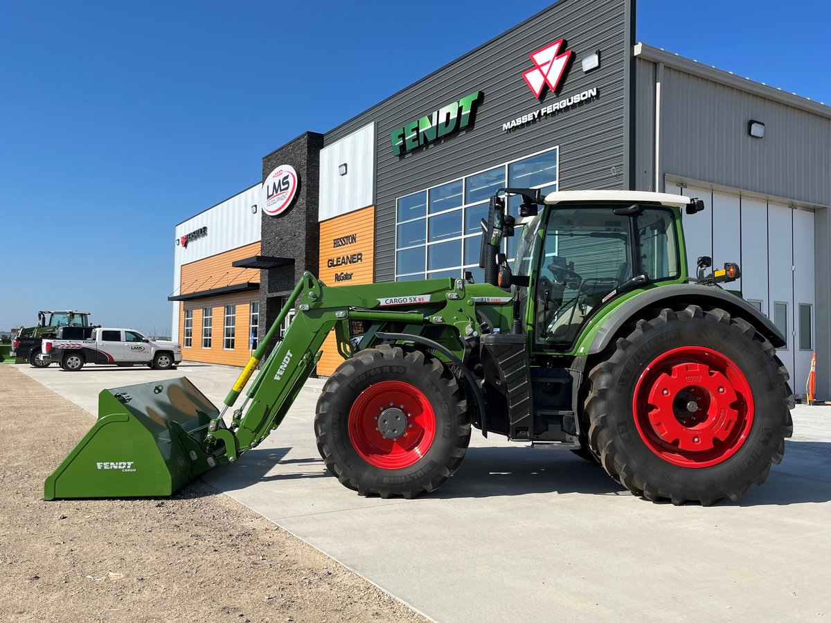 Our dealer network is growing, with a new LMS Ag Equipment location in Steinbach, MB, Canada.

LMS Ag Equipment is a family-owned business and recipient of the AGCO 5 Star Dealership Award for five consecutive years! 🏆

Find your local Fendt dealer at bddy.me/3pcoMT9