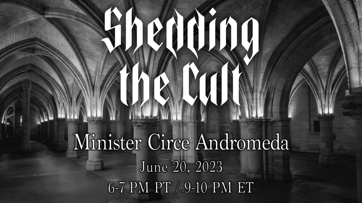 Join us TONIGHT for our Temple Tuesday Service! June 20, 2023 at 9pm ET Led by: Minister Circe Andromeda Topic: Shedding the Cult Chat opens every Tuesday at 8:00pm ET On TST TV! thesatanictemple.tv/programs/live-…