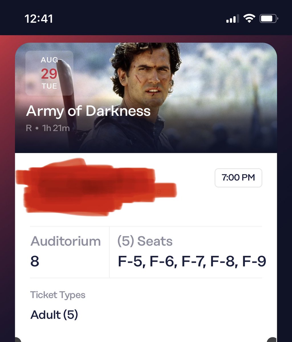 I LOVE MY THEATER IM SCREAMING #ArmyofDarkness #EvilDead