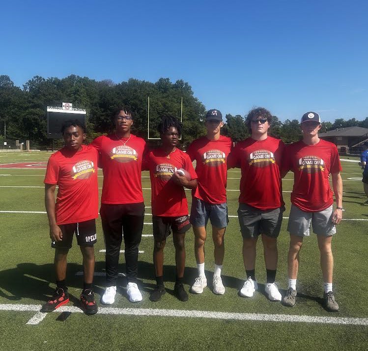 footballopelika's tweet photo. Thank you Officer Poss, Sgt. Whaley, and OPD for letting us help with this year’s GAME ON: FLAG FOOTBALL CLINIC at OHS! And allowing our young men the chance to “Lead By Serving”. Also, congrats to Coach @KyleEpperson1 team for a 42-7 dub over Coach @Brodiejones171 team! https://t.co/nr9AkuimiA