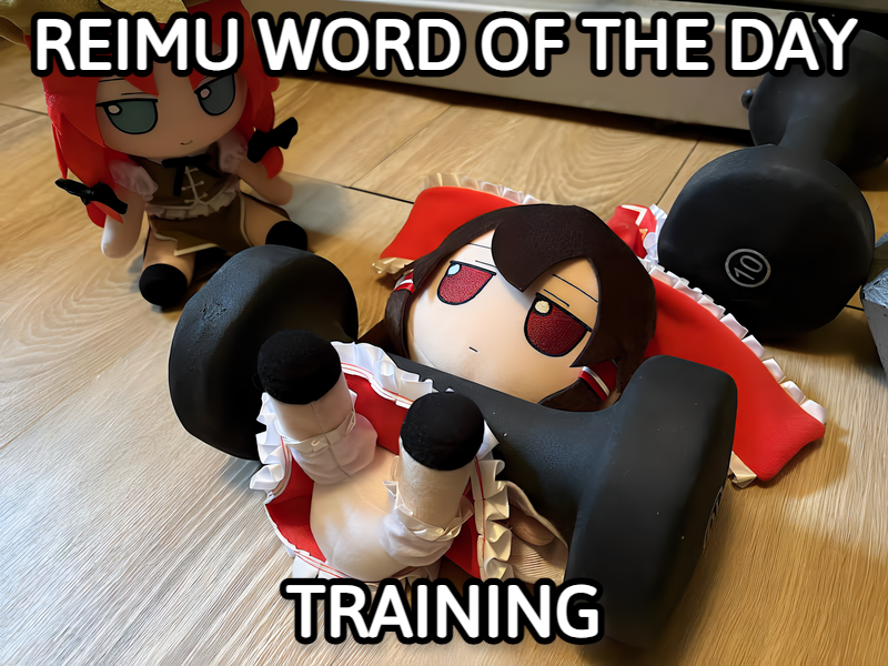 Reimu Word Of The Day (@FumoReimuWOTD) on Twitter photo 2023-06-20 19:48:33