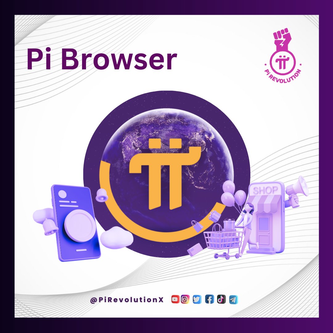 🌐What is Pi Browser?

Pi Browser is another mobile app by Pi Core Team, and intends to provide a decentralized web experience through more Pi Apps and Utilities in the future. You will find your Pi wallet there, the KYC feature, and many more dApps coming up. #PiNetworkLive