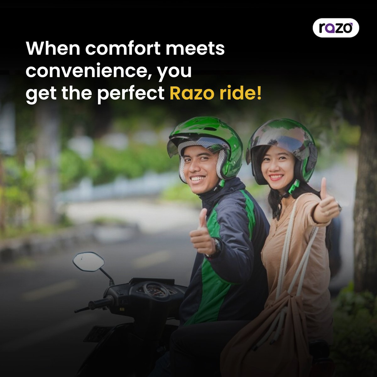 The bike that drops you at your office on time, takes you to that restaurant on your pay day #razoautoservice #kakinada #vijayawada #nellore #guntur #Rajahmundry #ComfortRide #convenience #razoride #ride #reachyourlocation #superdriver #shebike #shedriving #saferide #applaunch