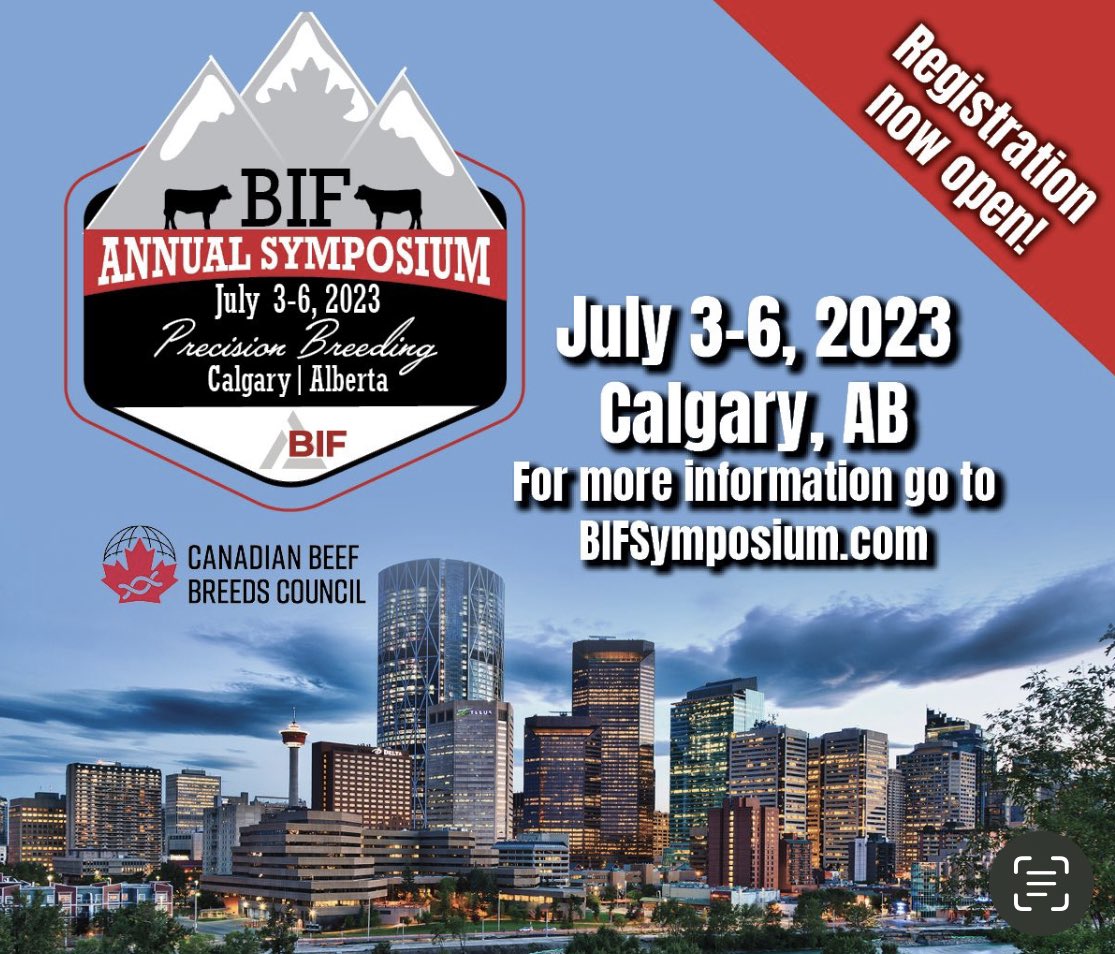 You can STILL register! It’s not too late.⏰
Tours, networking and educational programming focused on a range of beef-production and genetic improvement topics. 

JOIN US: BIFSymposium.com  #BIF2023 <a href="/BeefImproveFed/">BeefImprovementFed</a>