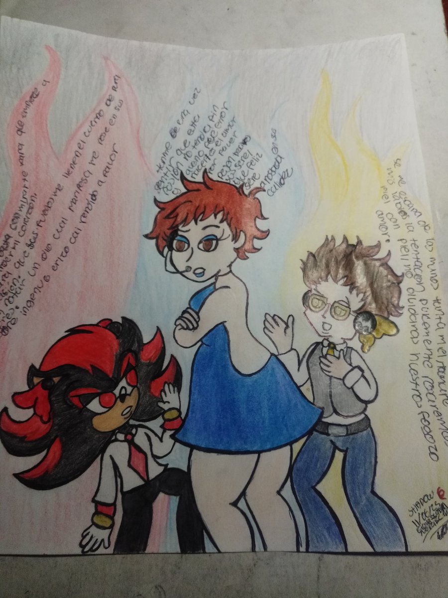 ShadowSucubo's tweet photo. Magnet Poly selffship
#shadowthehedgehog #travistouchdown #oc #selffship #drawing https://t.co/ggFHDYROvh