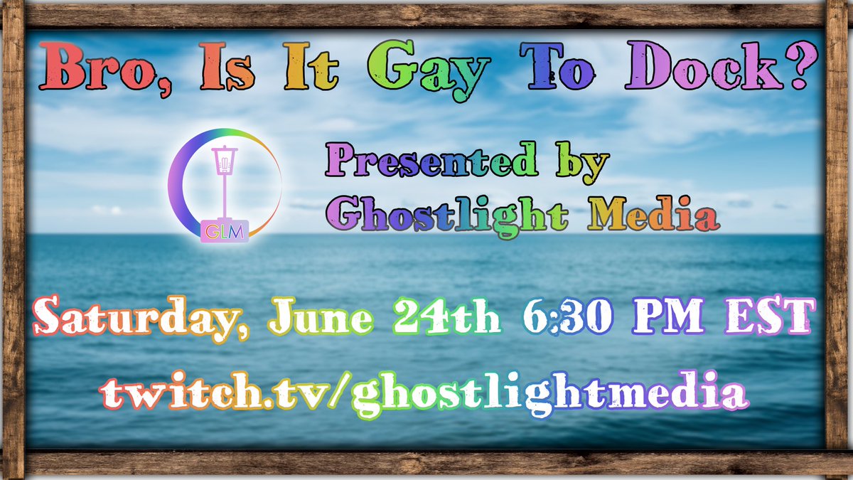 silentsecretpod's tweet image. Our very own Raven, @NicoleVoice will be participating in @GLMPods PRIDE month stream of “Bro, Is It Gay to Dock?” On Saturday June 24th along with other players from other network shows! Keep an eye on this space for the link and we hope you join us. 
#pride #ttrpg #podcasting