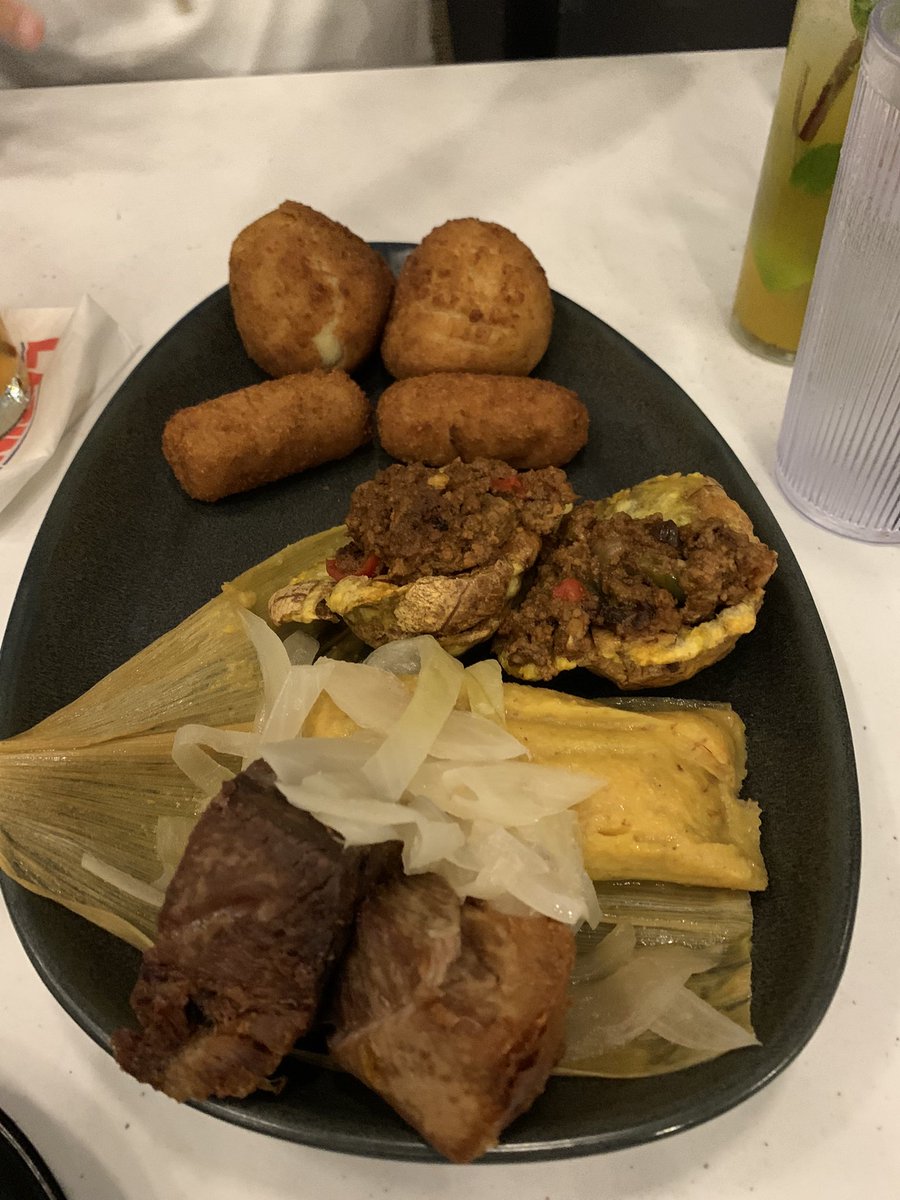 Cuban sampler in Miami.