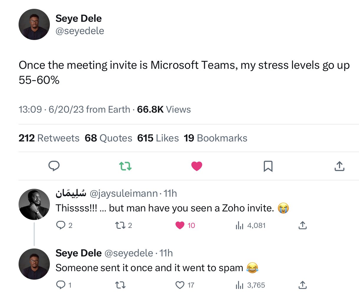 Osaretin Victor Asemota on X: Someone sent a Zoho invite once and I forced  them to use Google Meet Immediately. It was giving me ICQ vibes 😩   / X