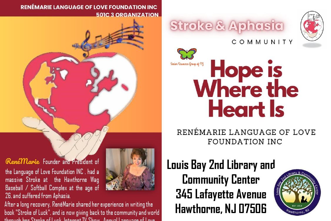 ReneMarie777's tweet photo. KICK OFF Stroke &amp; Aphasia Support Group, June 28th 7PM ~ Hope is Where the HEART is! ~ Louis Bay 2nd Library and Community Center
***KICK OFF Stroke &amp; Aphasia Support Group, June 28th, 7 pm, Hawthorne, https://t.co/9hxoh2XRp9
https://t.co/PQlec0kBIw https://t.co/Zm4Ye4Qe90