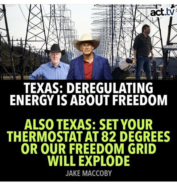 @CityLab @churchofbasebal So, tell me:
Do the “R” in @ERCOT_ISO really stand for “Reliability”?
That’s hilarious!