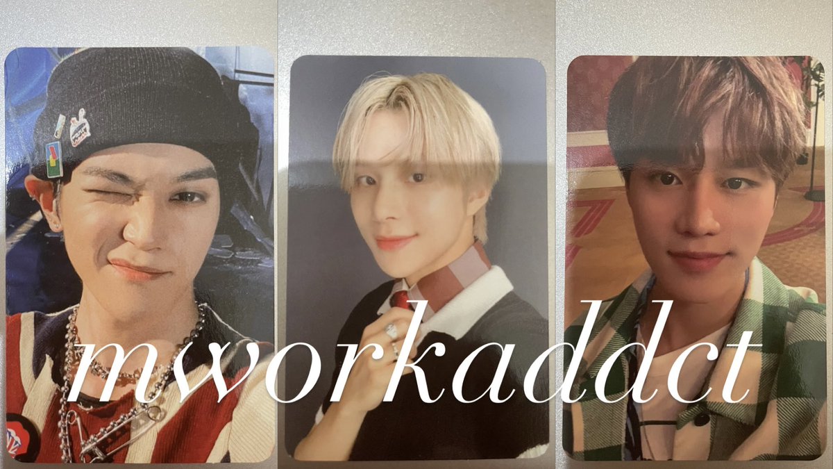 pc taeyong luggage earthquake (wink) (50k)
pc jungwoo favorite classic ver (20k)
pc taeil universe jewel (10k)

😍inc all
😍oren
😍keep event 
dom surabaya