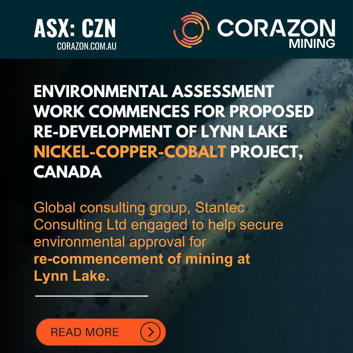 ⛏️Enviro Work Begins for #LynnLake #Redevelopment, Stantec Consulting On-Board 

Lynn Lake is set to undergo an enviro assessment as part of the efforts to obtain environmental approval for the re-development of mining operations. 

 bit.ly/42WpoKl

#CZN $CZN.ax #asxnews