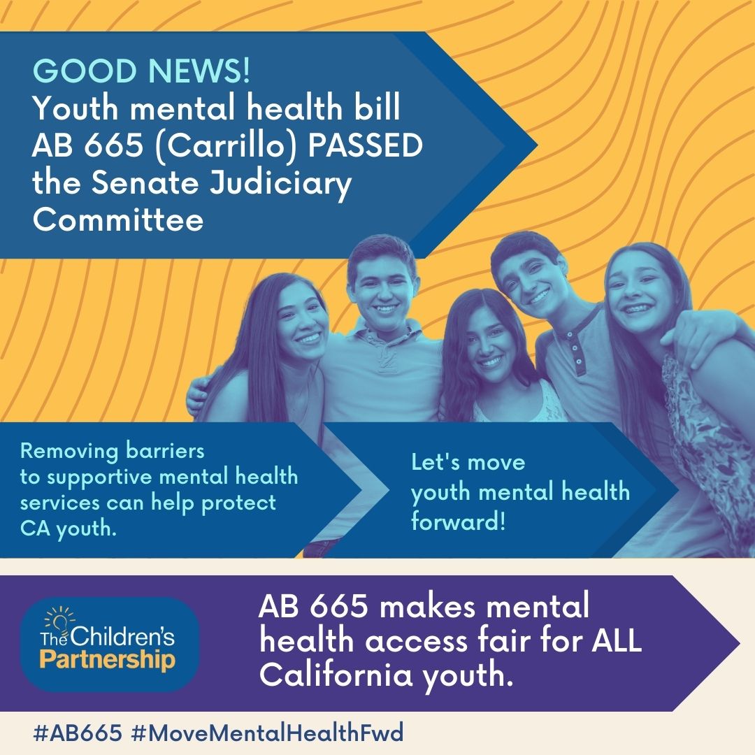 ⭐️GOOD NEWS!⭐️

#AB665 (<a href="/AsmCarrillo/">Wendy Carrillo</a>), the youth mental health consent bill, passed the #CASenate Judiciary w/ a 9-2 vote!

This is a STRONG stand for youth wellness. AB 665 gives youth on #MediCal the same rights as those w private insurance. Next up: Senate floor! #CALeg
