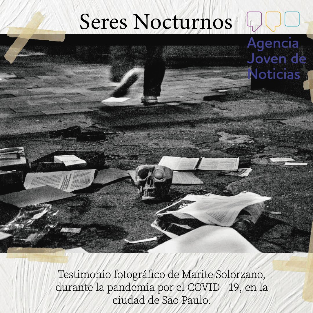 AjinEspanol's tweet photo. "Seres nocturnos": testimonio fotográfico de Marite Solorzano, 💀durante la pandemia por el COVID-19 en la ciudad de São Paulo. 🎥 https://t.co/irTTxhQIfe