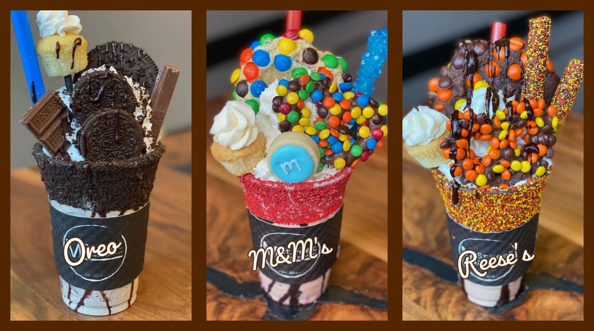 Select a shake!😋
(Yummy photos via Mstreet Baking)
#NationalVanillaMilkshakeDay #foodie