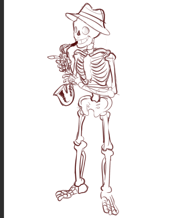 _Anxxty's tweet photo. look at this funky skeleton i did https://t.co/QCPvj09h7U