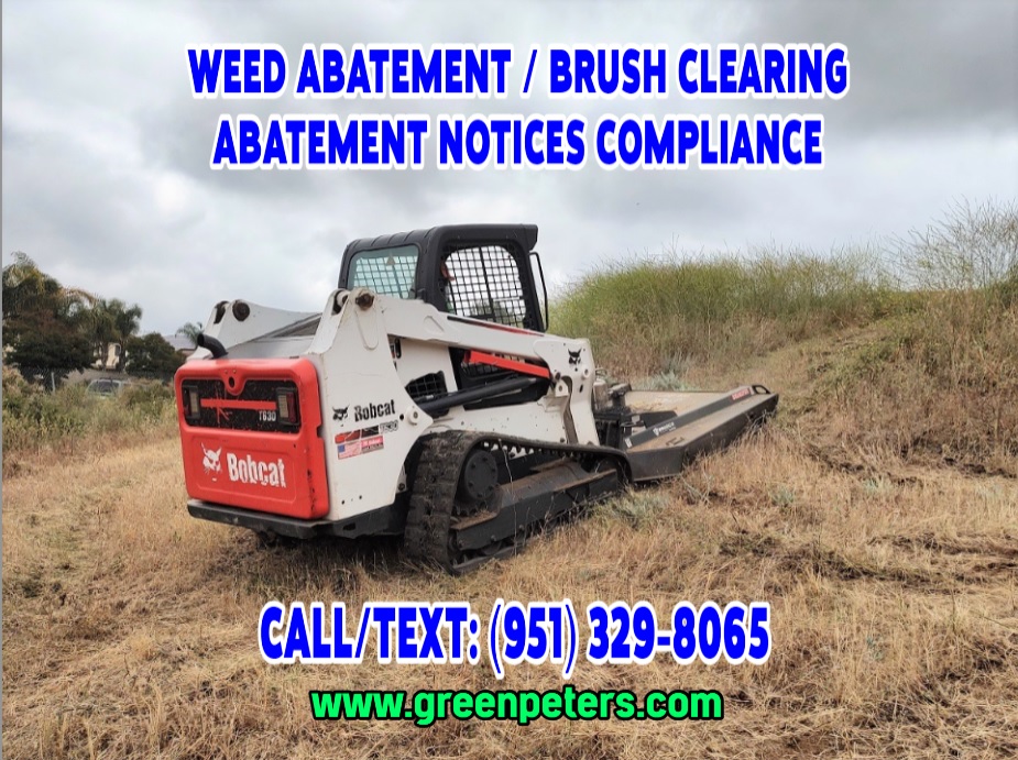 Time to clear those fire-hazard weeds! Call or Text us at (951) 329-8065 for all weed abatement services. ServingInland Empire #menifee #wildomar #lakeelsinore #murrieta #temecula #hemet #perris #winchester #weedabatement #tractorservices #mowing #tractor #calfire #fireseason