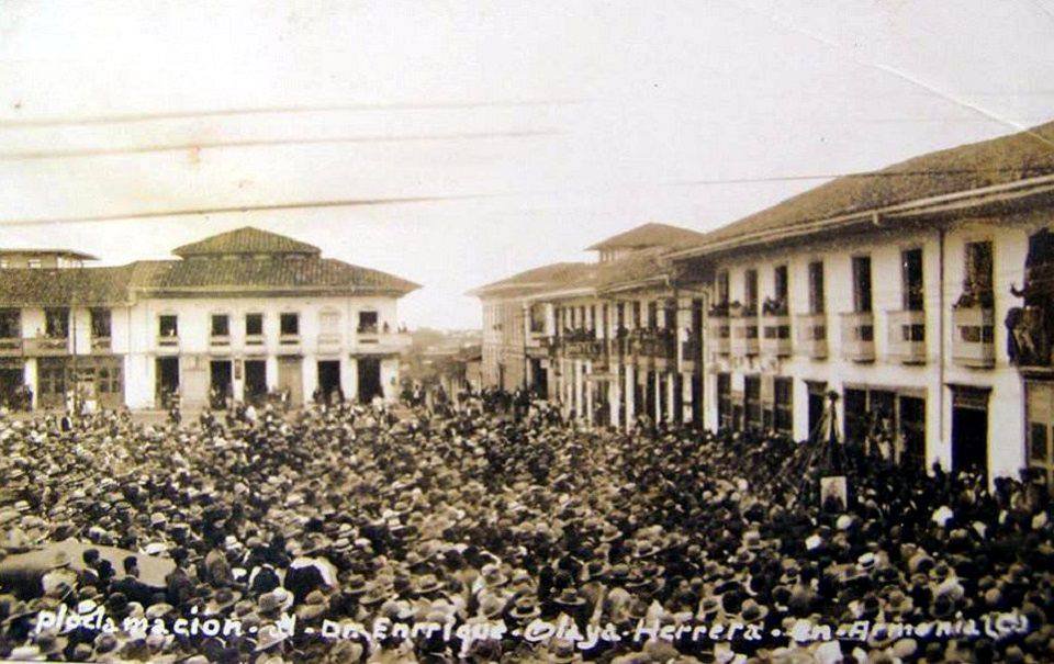 Historia de Colombia on Twitter "Proclamación de Enrique Olaya Herrera